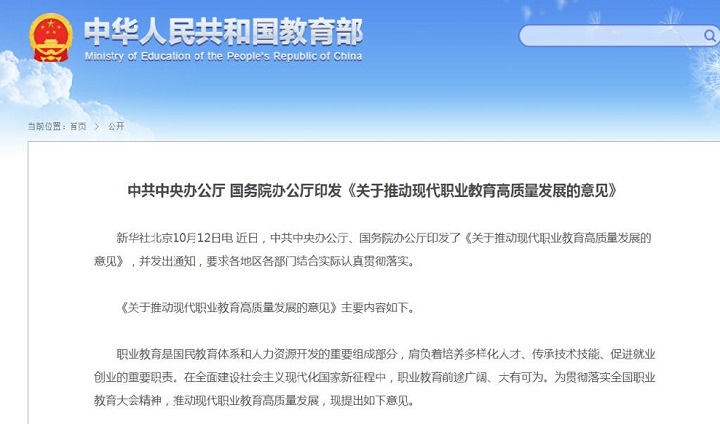 职业教育