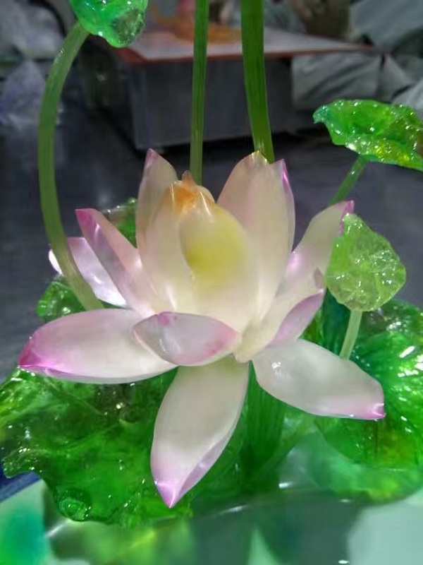 糖艺作品:莲花